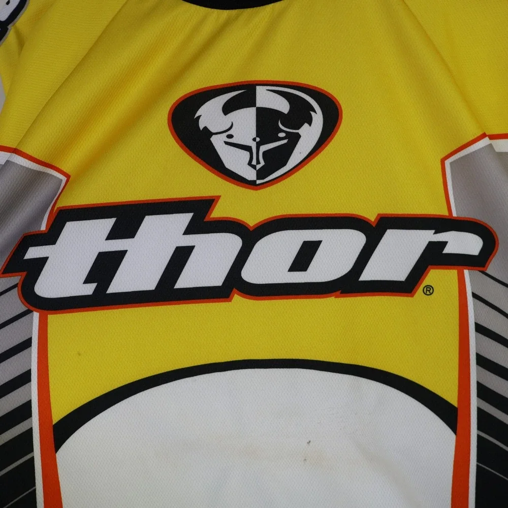 Thor Phase 3.0 Motocross Jersey Size Medium Moto‎ Racing Yellow Polyester
